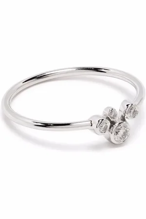Maria Black 14kt Weißgoldring mit Diamanten
