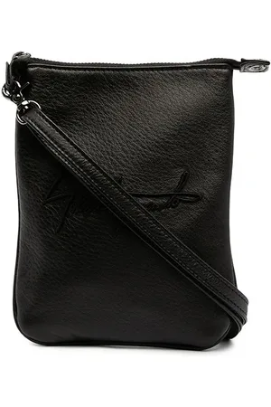YOHJI YAMAMOTO Schultertasche mit Logo-Stickerei