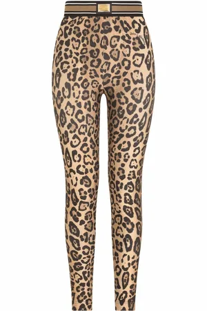 Dolce & Gabbana Leggings mit Leoparden-Print