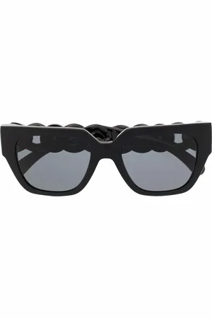VERSACE Eckige Medusa Sonnenbrille