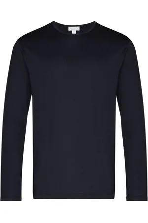 Sunspel Klassisches Langarmshirt