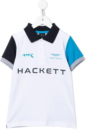 Hackett Poloshirt mit Logo-Print