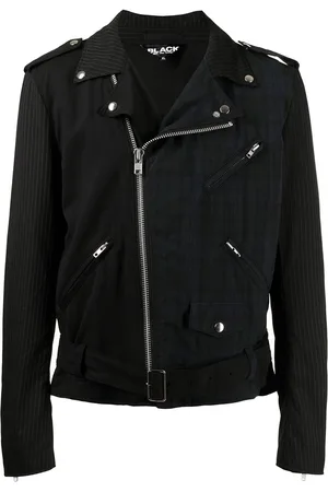 Comme des Garçons Bikerjacke mit Schottenkaro
