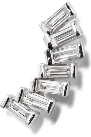 PERSÉE 18kt Weißgoldohrstecker mit Diamanten