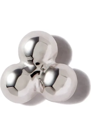 Maria Tash 18kt Trinity Weißgoldohrstecker