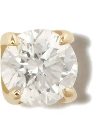 Otiumberg 14kt Star Gelbgoldohrstecker mit einem Diamanten