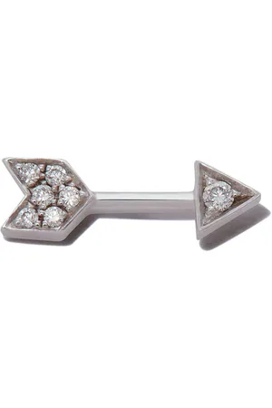 Maria Tash 18kt Weißgoldohrstecker mit Diamanten