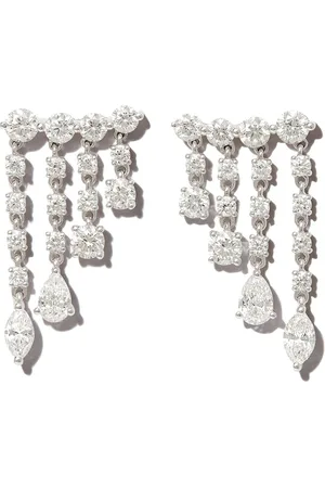 Anita 18kt Weißgoldohrringe mit Diamanten
