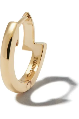 Lizzie Mandler 18kt Interrupted Gelbgoldcreole