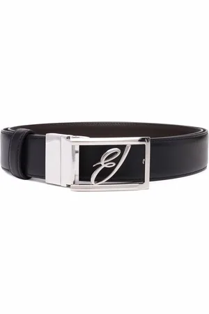 BRIONI Gürtel mit Logo-Schild
