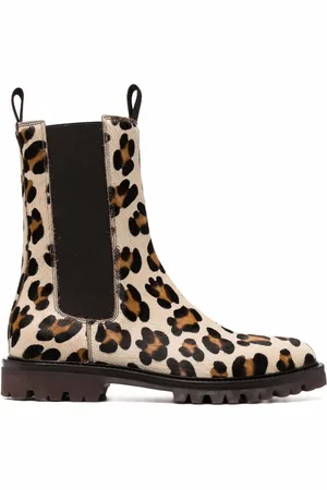 Scarosso Nick Wooster Stiefel mit Leo-Print