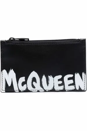 Alexander McQueen Portemonnaie mit Logo-Print