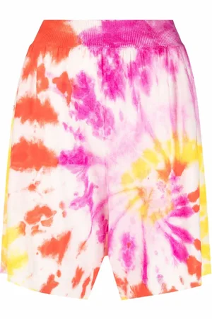 Stella McCartney Shorts mit Batikmuster