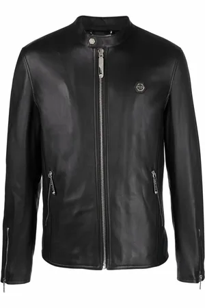 Philipp Plein Bikerjacke mit Logo