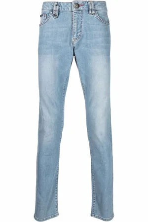 Philipp Plein Slim-Fit-Jeans mit Logo