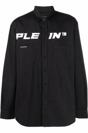 Philipp Plein Jeanshemd mit Logo