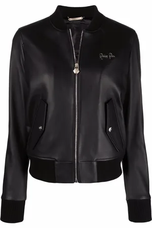 Philipp Plein Bomberjacke aus Leder