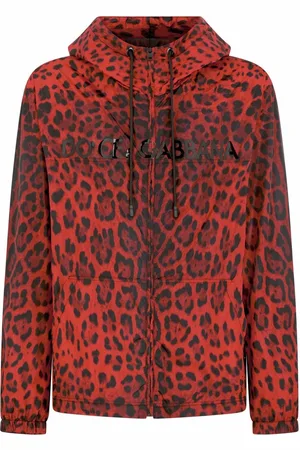 Dolce & Gabbana Kapuzenjacke mit Leoparden-Print