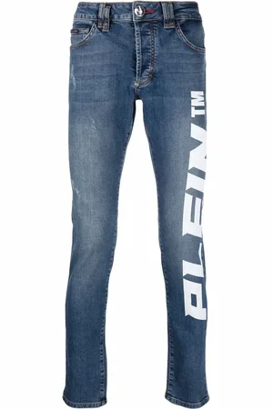 Philipp Plein Tief sitzende Slim-Fit-Jeans