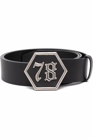 Philipp Plein Gürtel mit Gothic-Logo