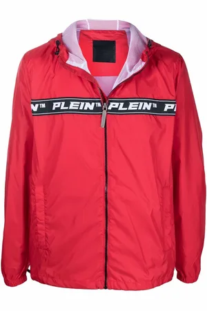 Philipp Plein Kapuzenjacke mit Logo-Streifen