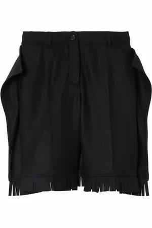Burberry Knielange Shorts mit Fransen