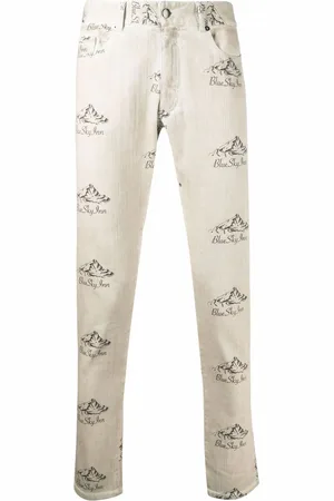 BLUE SKY INN Hose mit Logo-Print