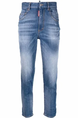 Dsquared2 Cropped-Jeans mit hohem Bund