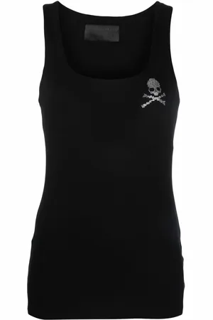 Philipp Plein Top mit Strass