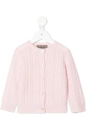 N.PEAL Cardigan mit Zopfmuster
