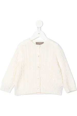 N.PEAL Cardigan mit Zopfmuster