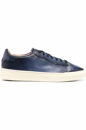 santoni Sneakers mit Logo-Prägung