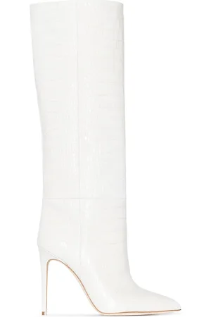 PARIS TEXAS Kniehohe Stiefel mit Kroko-Effekt 105mm