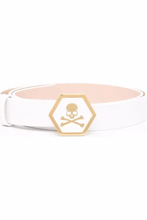 Philipp Plein Gürtel mit Totenkopf