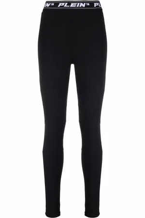 Philipp Plein Leggings mit Logo-Bund