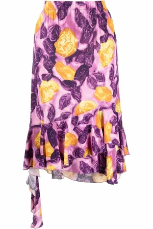 Marni Midirock mit grafischem Print