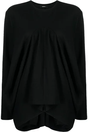GOEN.J Drapiertes Jersey-Oberteil