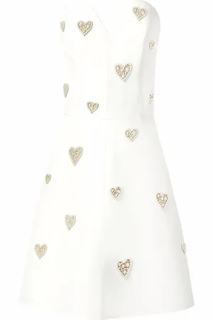 Carolina Herrera Kleid mit Perlen
