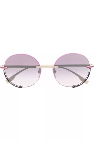 Bvlgari Damen Sonnenbrillen - Sonnenbrille mit rundem Gestell