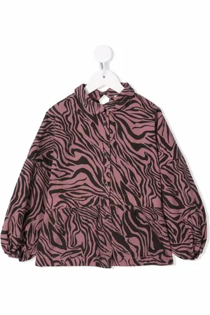 Le pandorine Oberteil mit Zebra-Print