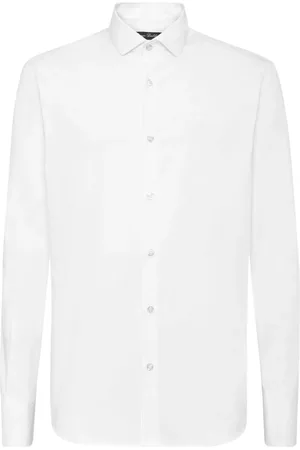 Philipp Plein Hemd mit Hexagon-Stickerei