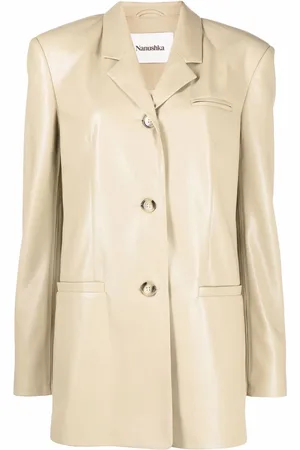 Nanushka Blazer aus Kunstleder