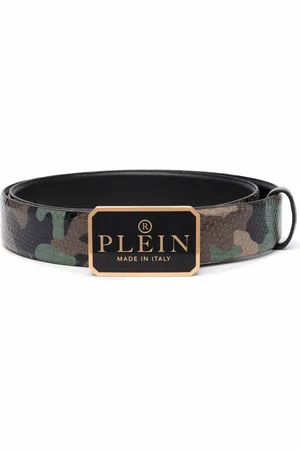 Philipp Plein Gürtel mit Schlangen-Effekt