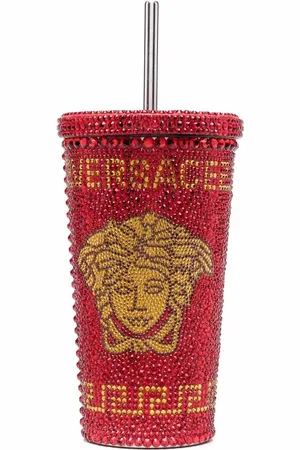 VERSACE Medusa crystal-embellished travel cup