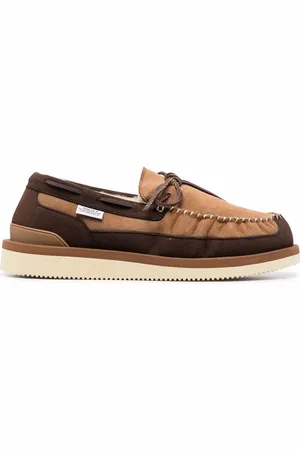 SUICOKE Loafer aus Wildleder mit Pelzfutter