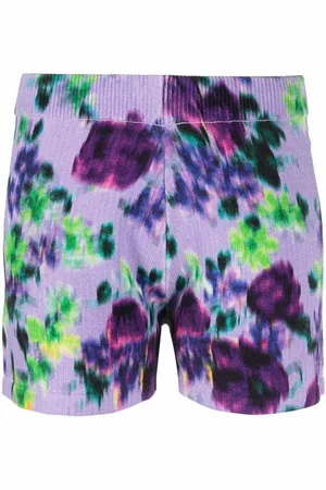 Kenzo Gestrickte Shorts mit Blumen-Print