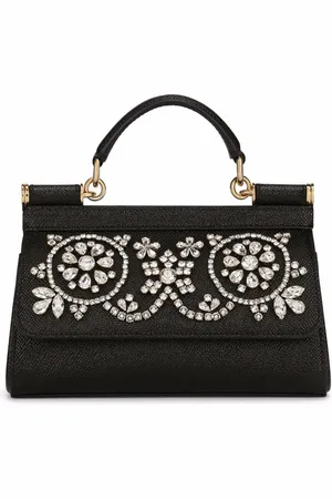 Dolce & Gabbana Kleine Sicily Handtasche mit Strassverzierung