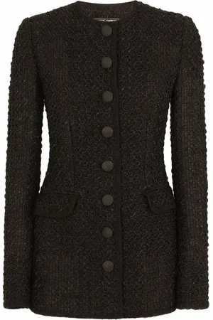 Dolce & Gabbana Einreihige Tweed-Jacke