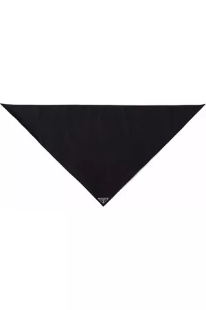 Prada Damen Schals - Schal mit Logo-Schild