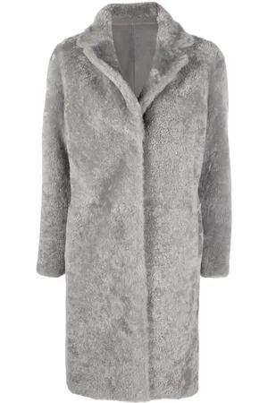 LISKA Einreihiger Shearling-Mantel
